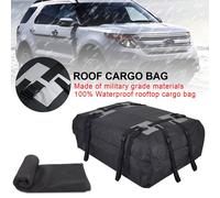 Waterproof Car Roof Top Rack Carrier Cargo Bag Luggage Cube Bag w/ Non-Slip Mat