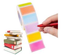Waterproof Color Stickers,Self Adhesive Labels 500Pcs for Home Office Use | Removable Clean Peel,Multi su-rface Bond,Smooth Writing Finish,Color Coding System,Perfect Classroom Home Storage Organize