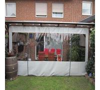 Waterproof Commercial Grade 0.5mm TPU Vinyl Clear Awning Canopy Patio Enclosure (Size: 12x13ft.) (12x13ft.)