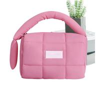 Waterproof Cosmetic Bag | Stylish Puff Shape Makeup Organizer with Large Capacity | Portable Toiletry Pouch for Women, Ideal for Travel and Everyday Use