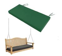 Waterproof Cushion for Garden Bench, 130 x 50 cm with Non-Slip Straps, 5 cm Thickness, Ideal for Indoor and Outdoor Benches, Outdoor Rocking Chair and Outdoor Cushion(Forest green,87x12x2in)