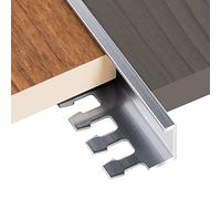 Waterproof Cuttable Thresholds Reducer Wood to Tile,Flooring Transition Strip for Front Door Doorway, 35/39/47/55/59 Inch Long Edge Trim(Iron Grey,90cm/35.4in)
