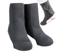 Waterproof Cycling Shoe Covers, Thermal Motorcycle Rain Boot Cover, Windproof Overshoes Cold Weather Riding, Ideal for Winter Commuting, Outdoor Performance Cycling, All-Season Road Use, Black