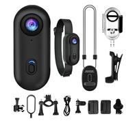 Waterproof della telecamera corporeo - 4K BodyWireless | Azione angolare larga 360 | CAM indossabile compatta per vlogging, viaggi, sport, escursioni, registrazione subacquea, percorsi e avventure da