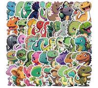Waterproof Dinosaur Stickers | Dinosaur Stickers | Kids Dinosaur Stickers | Dinosaur Stickers | Cute Dinosaur Stickers | Durable & Versatile Application Safe for Kid for Use by Children of All Ages