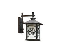 Waterproof Exterior Wall Light E27 Outdoor Wall Sconces Fixture Semi-Flush Mount Retro Ip54 Waterproof Wall Sconces Patio Backyard Wall Lamp Lighting