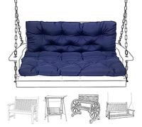 Waterproof Extra Thick Bench Cushion Pad with Backrest for Outdoor Furniture Ideal for Garden Swing Bench Comfortable Patio Seating Durable & Weather Resistant