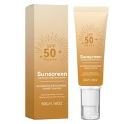 Waterproof Face Sunscreen Non Sticky Sunblock Daily Facial Sunblock | Travel Size Face Sunblock Cream 50g, For Women Men Teens Daily Beach Fitness Trip Vacations Summer Makeup Beauty Care