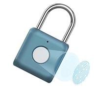 Waterproof Fingerprint Padlock - High-Tech Electronic, Thumbprint Activated Security | Water-Resistant Lock, Secure Your Gym Bag, Luggage, Suitcase with Advanced Fingerprint Recogni