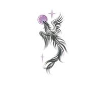Waterproof Flower Temporary Tattoos For Women Body Art Letter Floral Fake Tattoo For Hand Arm Decor(14)