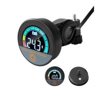 Waterproof Handlebar Voltmeter Tester - 12V-84V Battery Capacity Gauge