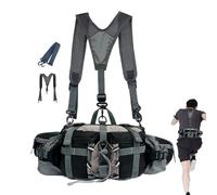 Waterproof Hiking Waist Pack - Outdoor Fanny Bag with Bottle Holder, Adjustable Strap, Lightweight Travel Organizer | Running Jogging Fishing Hunting Belt Pouch for Men Women Cycling Trekking Camping