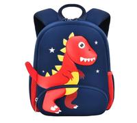 Waterproof Kid Dinosaur Backpack, Anti-Loss Bag, Reflective Safety 11inches | Safety Rope Design, Lightweight Preschool Pack, Reflective Visibility, Keeps Kids Close During Kindergarten Walks Picnic