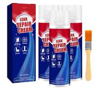 Waterproof Leak Repair Spray, Roof Sealing Spray Coating, Leak Repair Waterproof Sealant Spray, Patch & Seal Paint Sealant Cream for Roofs Pipes Crack (3pcs)