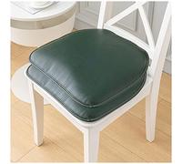 Waterproof Leather Chair Cushions (1/2/4 Pack) for Dining Room & Kitchen Soft Non-Slip Seat Pads Green 43x40cm Comfortable Furniture Accessories