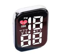 Waterproof LED Car Clock - Small Digital Dashboard Watch for Motorcycle Boat | Stick On Electronic Time Display with Compact Portable Design Perfect for Truck SUV RV Vehicle