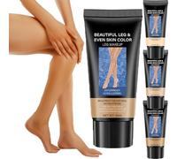 Waterproof Leg Makeup for Women - No Transfer, Long-Lasting, Smudge-Proof - Instant Cover for Veins, Scars, Bruises - Tights & Stockings Alternative (Dark)