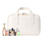 Waterproof Makeup Bag - 7-Compartment Portable Large Capacity Pouch | Toiletry Bag For Brush Mirror Conditioner Bottles Body Wash Bottles