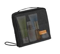 Waterproof Makeup Organizer Bag, Vertical Cosmetic Storage Tote with Zipper Closure, Lightweight Beauty Case for Brushes, Toiletry Jewelry Accessories School Bathroom Travel Beauty Use