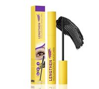 Waterproof Mascara Tridimensionale Effetto Riflettente, Mascara Marrone, Resistente all'Acqua, Applicazione Senza Pacchetti, Ideale Per Trucco Quotidiano E Speciale, 10ml (Nero)