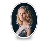 Waterproof Memorial Photo Tile Graveside Plaque Personalized Ceramic Portrait Plaque Graveyard Photo Decorations Mourning Gifts for Loss of Father, Mother, Grandparents