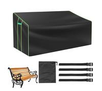 Waterproof Outdoor Loveseat Cover - Heavy Duty Patio Protector, Weather Resistant Material, Sturdy Fabric with Adjustable Straps, Garden Yard Bench Couch Rocking Chair Lounge Cover, Winter Summer Use