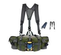 Waterproof Outdoor Waist Bag, Adjustable Strap, Waterproof, 2 Water Bottle | Pack Shoulder Strap Hunting Waist Pack Running Belt For Hunting Running Hiking Travel Camping Outdoor Sports Multifunctional