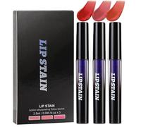 Waterproof Peel Off Lip Stain, 2.5ml x 3 Pieces Gloss with Peelable Long-Lasting Formula, for Daily Makeup, Events, Travel, Outdoor Activities