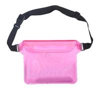 Waterproof Phone Fanny Pack, Outdoor Ampia Capacity Waist Bag, Interactive Multipurpose Portable Dry Pouch for Swimming, Kayaking, Beach, and Water Sports Adventures Multicolor, rosa, Se référer au