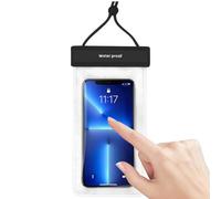 Waterproof Phone Pouch - Dustproof Touchscreen Case, Lightweight Sealed Phones Protector, Clear Responsive Screen Travel | Suitable For Women Men Summer Vacation Beach Pool Cruise Outdoor Adventure