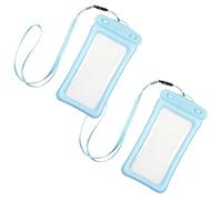 Waterproof Phone Pouch - Floatable 2-Pack | Touchscreen, 7.2" Dry Bag