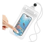 Waterproof Phone Pouch - Floating Clear Case, Clear Touch Screen Phone Pouch With Lanyard | Floating Waterproof Case For Swimming, Diving, Snorkeling, Surfing, Travel, Beach, Cruise, Water Park