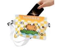 Waterproof Phone Pouch, Universal Touchscreen Pouch, Cute Cartoon Touchscreen Bag, Transparent TPU Material, Fully Submersible Safety Case for All Smartphones Beach Swimming Shower Travel Vacation
