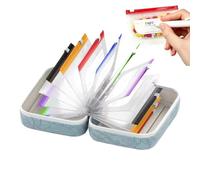 Waterproof Pill Organizer - Clear Portable Slide Lock Case With 14 Bags