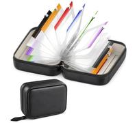 Waterproof Pill Pouch Set-14Pcs Bags Inside, A8 Waterproof Pill Organizer Set, Meds & Medicine Organizer for Travel, Zippered Storage Case, Crush-Resistant Shell, Reusable