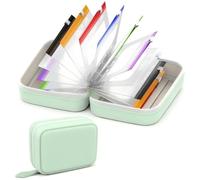 Waterproof Pill Pouch Set-14Pcs Bags Inside, A8 Waterproof Pill Organizer Set, Meds & Medicine Organizer for Travel, Zippered Storage Case, Crush-Resistant Shell, Reusable