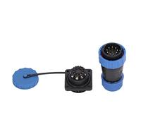 Waterproof Plug Socket Connector 380V 45A IP68 Weld - Free Aviation Power Connector with Back Nut, PA66 Shell, Screw Crimping for Industrial Equipment and Outdoor Electronics (9 perni)
