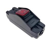 Waterproof Power Button, 30A Cut Off, 220V On Off Cord Button for Appliances, ABS Housing with LED Indicator Light, Electrical Control Accessory with Wiring, Outdoor Equipment