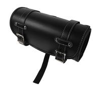 Waterproof PU Motorcycle Hanging Bag Spacious Storage Tool Pouch Black