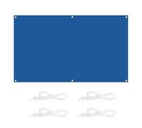 Waterproof Rectangle Shade Sail 6.5x8M 98% UV Block Outdoor Sun Shade with Fixing Kit for Yard Lawn Garden Dark Grey Color