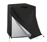 Waterproof Refrigerator Dust Protector, Double Zipper Appliance Cover, Adjustable Drawstring Fabric Shield, Cover per Upright Freezer and Home Kitchenware, Oxford Cloth