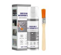 Waterproof Sealant Liquid, Invisible Leak Repair Coating, Brush on Protective Agent, Multi Coating Barrier Solution, Procedure Waterproofing for Roof Marine Window Sill Ceiling Wall Crack Repair Use