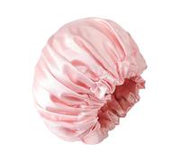 Waterproof Shower Cap for Women, 2-Layer Elastic Hair Protector Bonnet Long Braids, Reusable Cap for Spa, Home, Ladies, Friends & Colleagues, Keeps Hair Dry and Protected