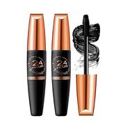 Waterproof Silk Fibre Thick Lengthening MAScara, 4d Silk Fiber Lash Mascara, Lengthening and Thick Mascara,Waterproof Long Lasting Liquid Lash Extensions For Women (2 pcs)