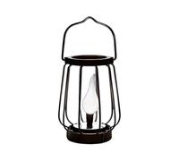 Waterproof Solar Lantern, Vintage Hanging Light, Flicker Flame Solar Power