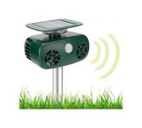 Waterproof Solar Ultrasonic Cat Repeller Outdoor Cat Repeller with Flashing LED Ultrasonic Animal Repeller for Dogs Squirrels Birds Wild Animals