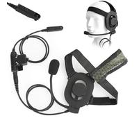 Waterproof Tactical Head-mounted Cuffia per BaoFeng BF-UV9Rplus BF-UV9R BF-A58 Y