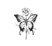 Waterproof Temporary Tattoo Sticker Butterfly Tatoo Sticker Tattoo Sticker 10 * 6cm(001)