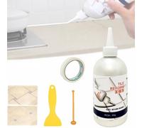 Waterproof Tile Gap Repair Filler, Grout Tiling Tile Reviver Repair, Ceramic Tile Repair Kit Filler, Home Waterproof Tile Gap Refill Agent, Tile Gap Repair Filler for Bathroom Living Room (White)