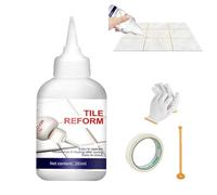 Waterproof Tile Gap Repair Filler, Repair And Renew Tile Joints,Multipurpose Waterproof Tile Gap Filler, A Variety Of Colors To Choose From, For Living Room Bathrooms Kitchens. (Gold, 280ml)